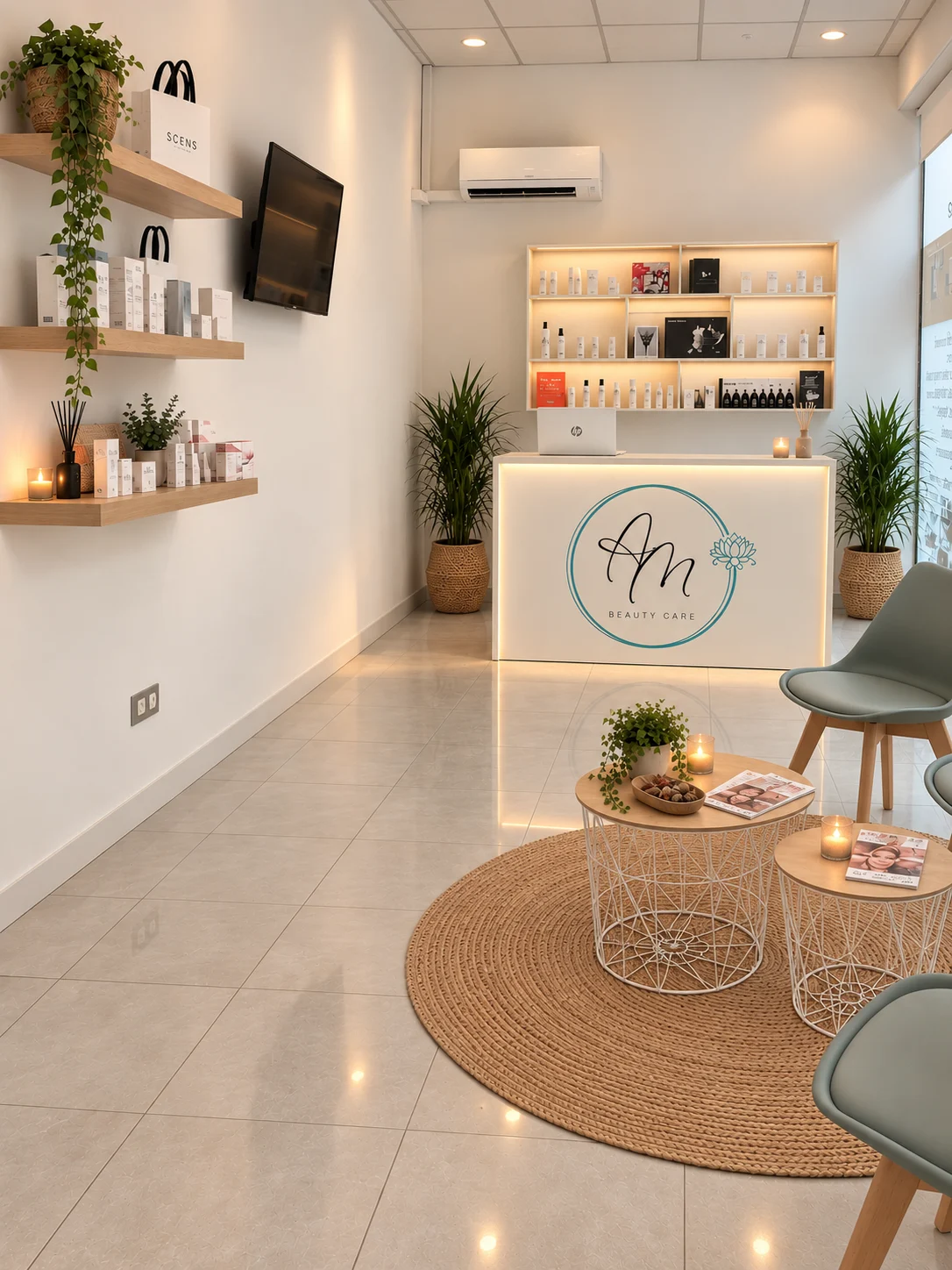 Recepcion centro en Amanda Moreno Beauty Care, Archena